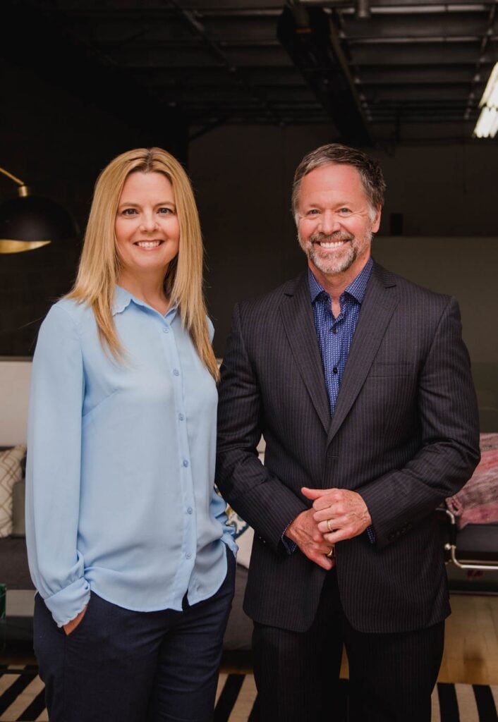 Chantal1 Founders of Levvel's Organizational Change Management Consulting Firm. - Chantal and Brian Milloy.